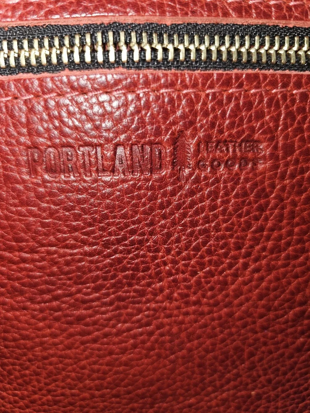 Portland Leather Goods Laptop Backpack – Chili Red - NWOT